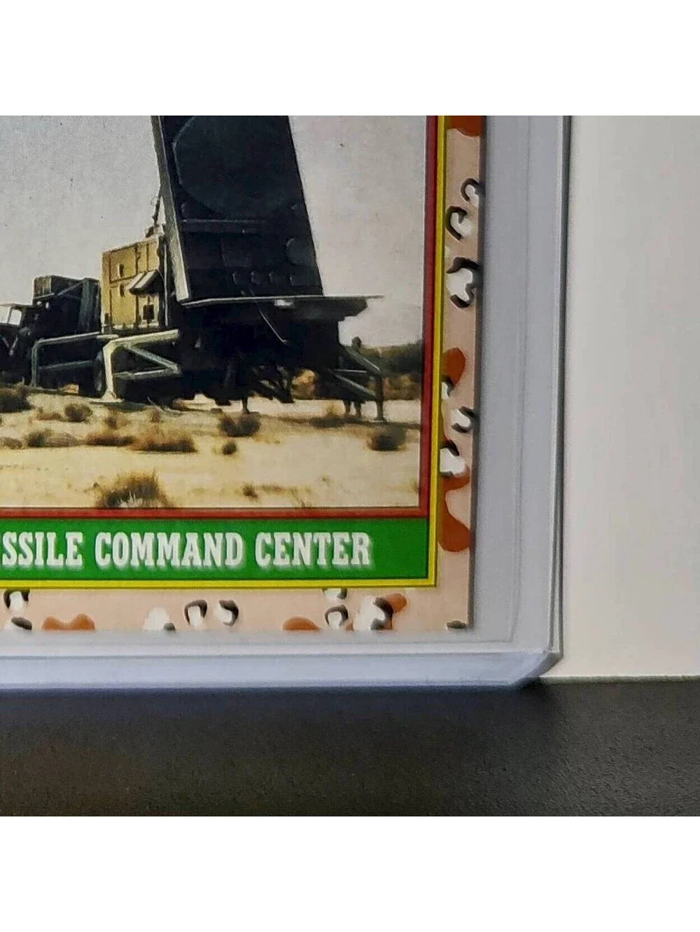 Patriot Missile Command 1991 Topps Desert Storm #77 Card
